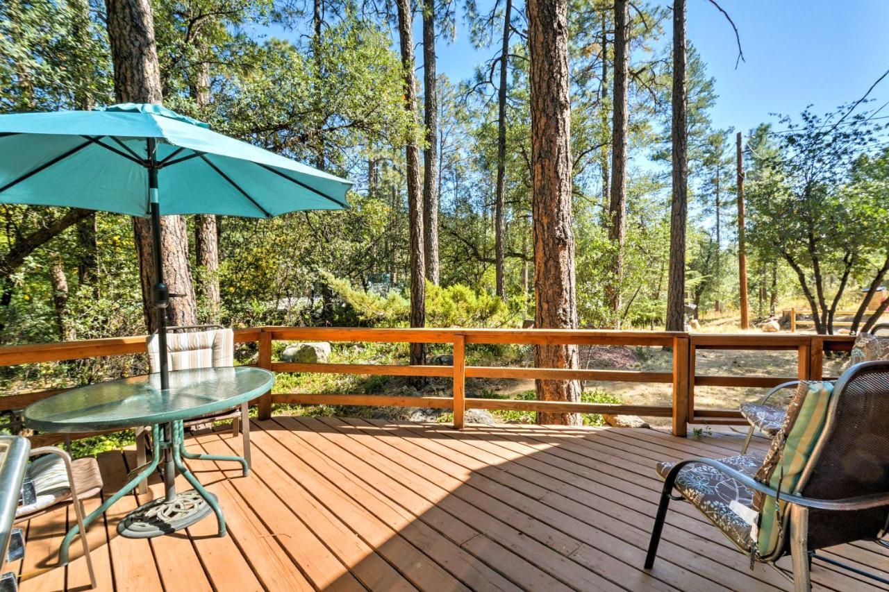 Cozy Cabin With Ac And Deck, 5 Mi To Downtown Prescott Villa Bagian luar foto